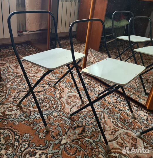 Стул складной туристический 4 штуки