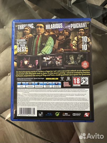 Tales from the borderlands ps4/ps5