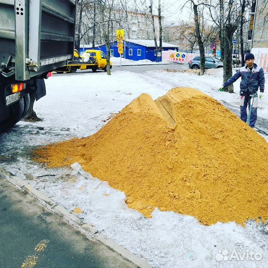 Песок строительный доставка