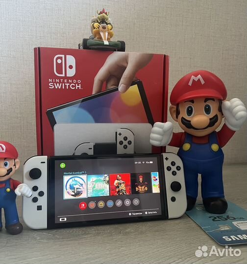 Nintendo Switch Oled Прошитая MK1 RDR Zelda 36 игр