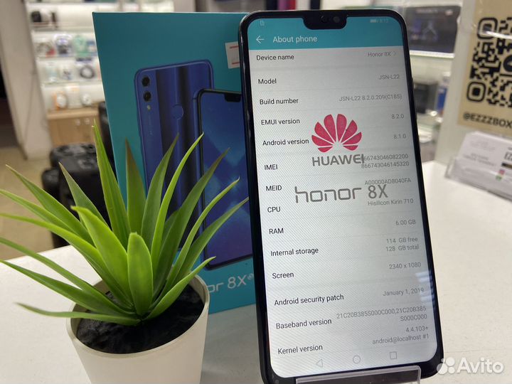 HONOR 8X, 6/128 ГБ