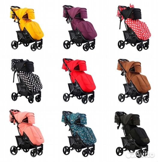 Коляска Бабало-2023 на золотой раме