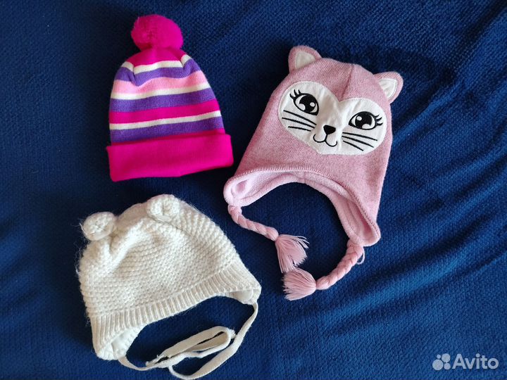 Шапочки для девочки пакетом