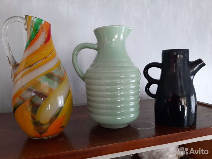 Кувшины с ручкой, графины СССР