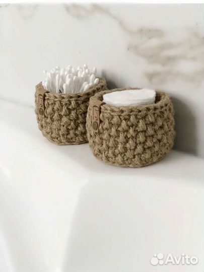 Набор корзинок для ватных палочек и дисков