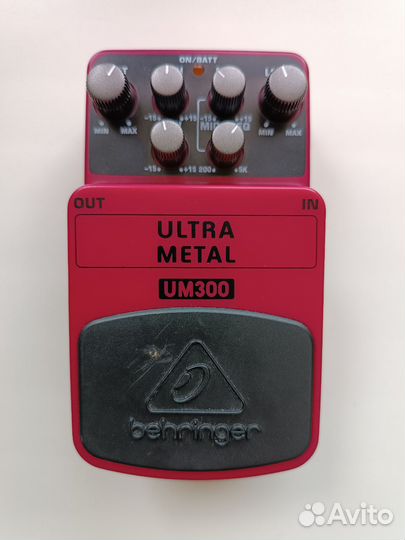 Педаль эффектов behringer um300 ultra metal