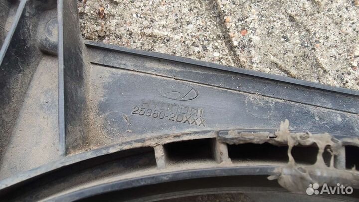 Вентилятор охлаждения Hyundai Elantra XD Avante