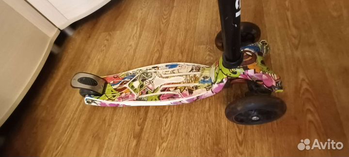 Самокат детский трехколесный бу