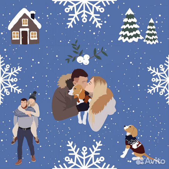 Иллюстрации, персонажи, поп арт, комиксы, принты