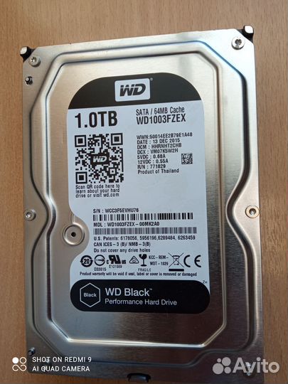 Жесткий диск WD Black 1Tb