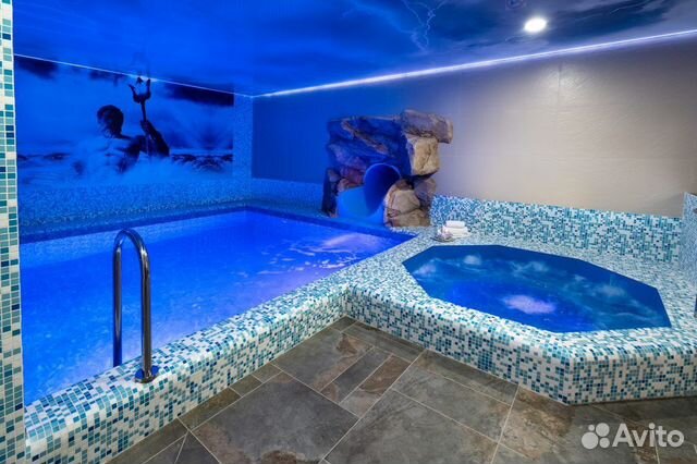 2х этажная Баня сауна с бассейном «Посейдон»