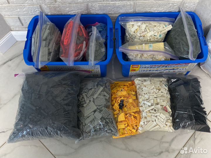 Детали Лего россыпью 17 кг