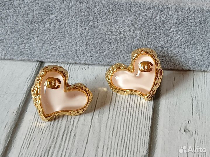 Серьги стильные Chanel