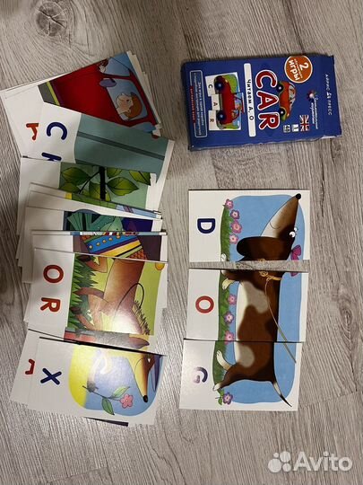 Английские карточки для детей