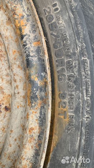 Колеса в сборе r16 зимние, 6 шт