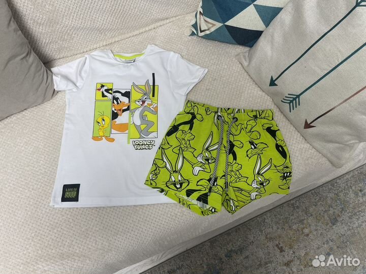 Футболка и шорты Play Today на девочку 116/122