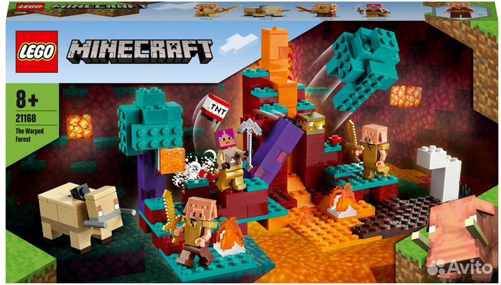 Lego Minecraft 21168 Искажённый лес