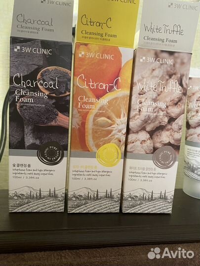 Корейские пенки для умывания 3W Clinic, 100 мл