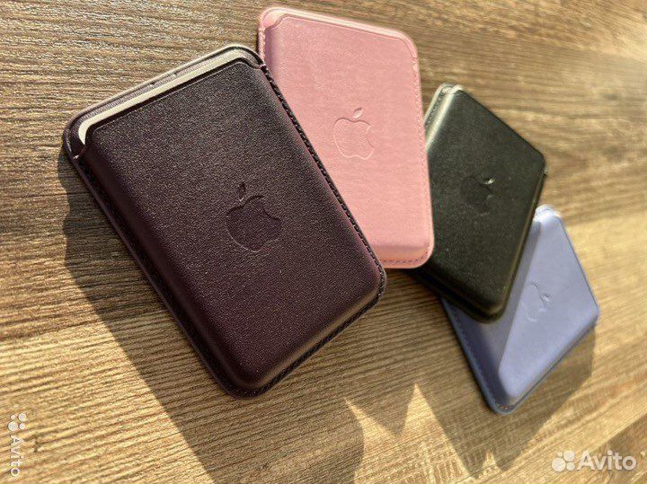 Apple leather wallet (кошелек MagSafe)