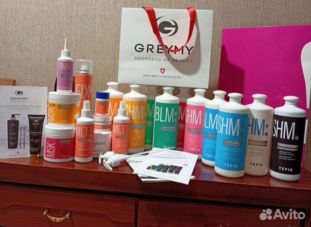 Tefia шампунь бальзам маски уход Greymy Гремми