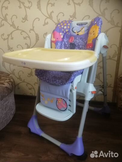 Стульчик для кормления chicco polly