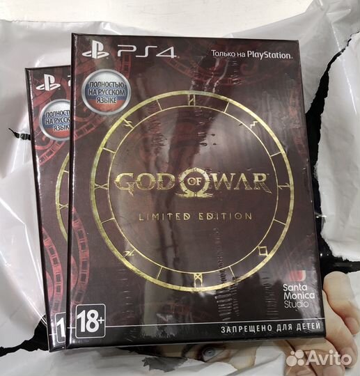 God of war Limited edition ps4 Новый Запечатанный