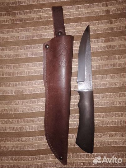 Нож туристический кованый 110х18