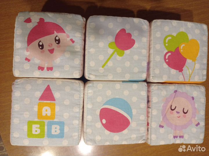 Мякиши кубики игрушки детские 0+