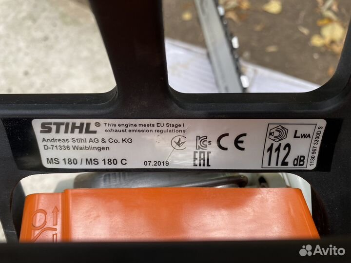 Бензопила Stihl ms 180 2019 г