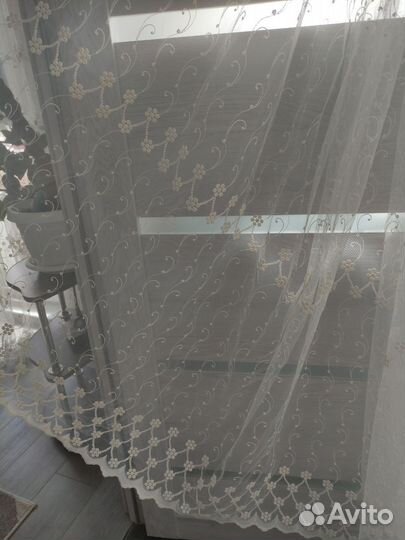 Шторы и тюль бу
