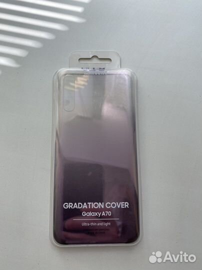 Чехол для samsung a70 gradation cover новый
