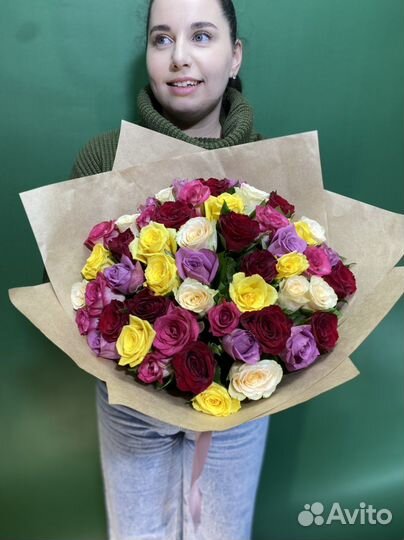 51 роза с доставкой в Севастополе