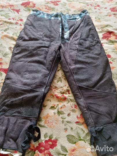 Брюки камуфляжные с меховым подкладом