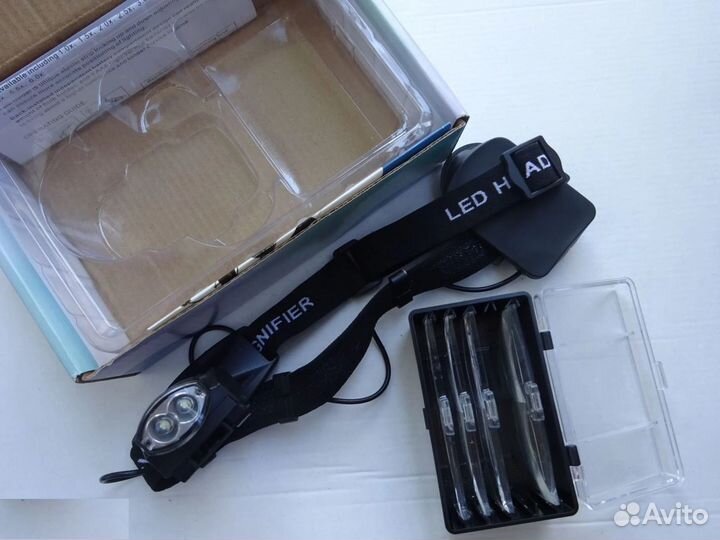 Увеличительное стекло со светодиодной подсветкой