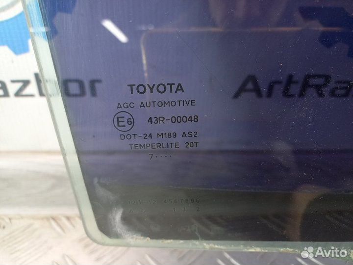 Стекло двери задней правой Toyota Auris 1 E15 1.6