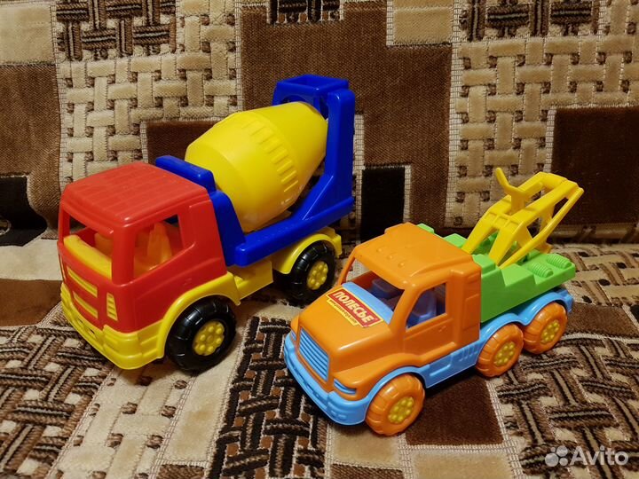 Пластмассовые машинки Полесье
