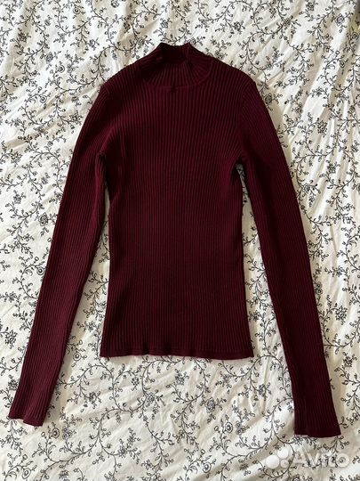 Бордовая водолазка o'stin studio, размер s