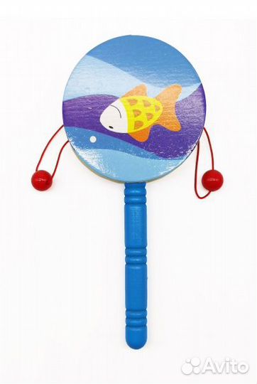 Барабанчик на ручке Животные