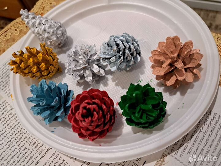 Шишки сосновые