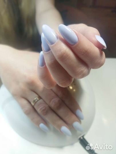 Комбинированный маникюр+покрытие гель-лаком