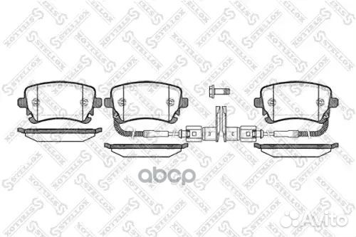 908 002-SX 897 02 колодки дисковые з VW Phaeton