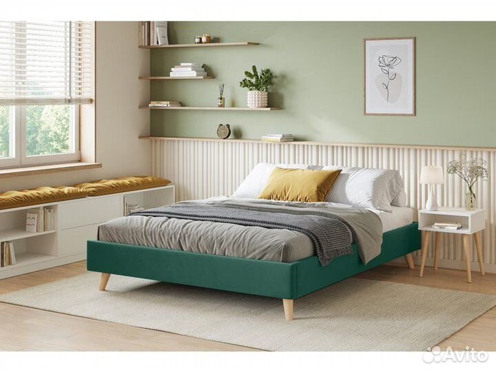 Кровать Бран-2 160 Velvet Emerald