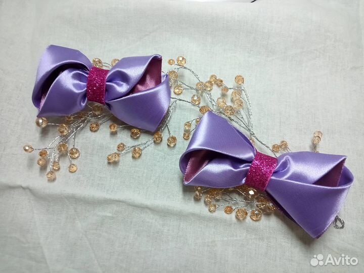 Набор Бантиков из 4 шт ручной работы