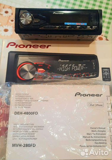 Автомагнитола Pioneer Mvh-280Fd