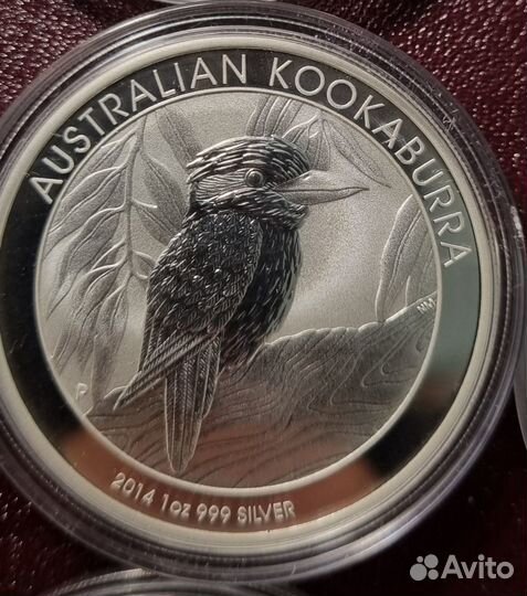 Монеты серебро, Кукабара Австралия, с 2011-20г