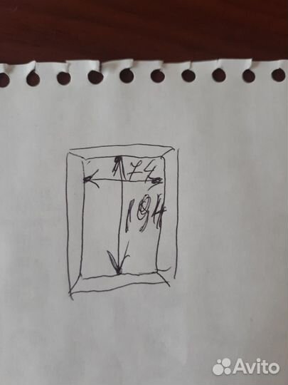 Дверь металлическая б/у