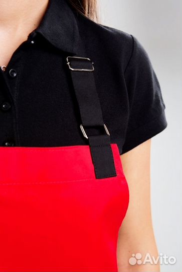 Чёрный фартук поварской оптом