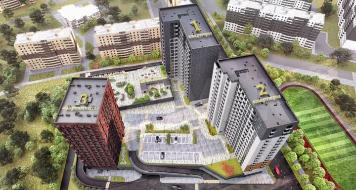 Квартира-студия, 26,3 м², 6/17 эт.