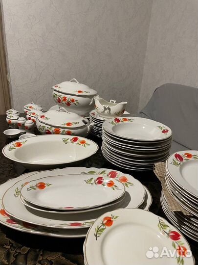 Столовый сервиз СССР Коростень