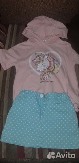Вещи пакетом на девочку от 3-5 лет